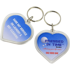 Snap Together Plastic Keyholder - Heart - (KEY052)